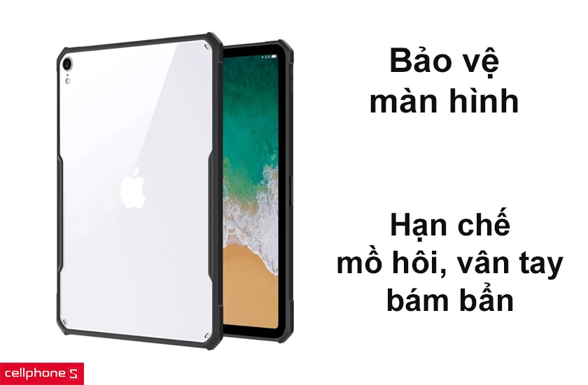 Bảo vệ màn hình khỏi trầy xước, hạn chế mồ hôi vân tay bám bẩn