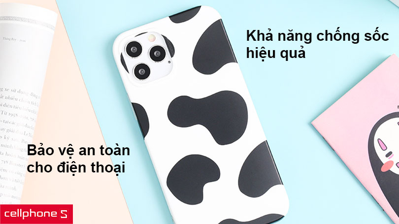 Ốp lưng iPhone 12/12 Pro IMD in hình ngẫu nhiên