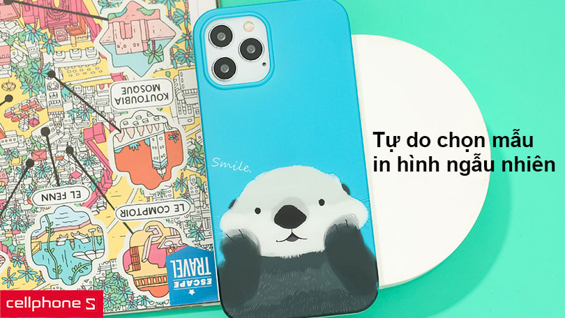 Ốp lưng iPhone 12/12 Pro IMD in hình ngẫu nhiên