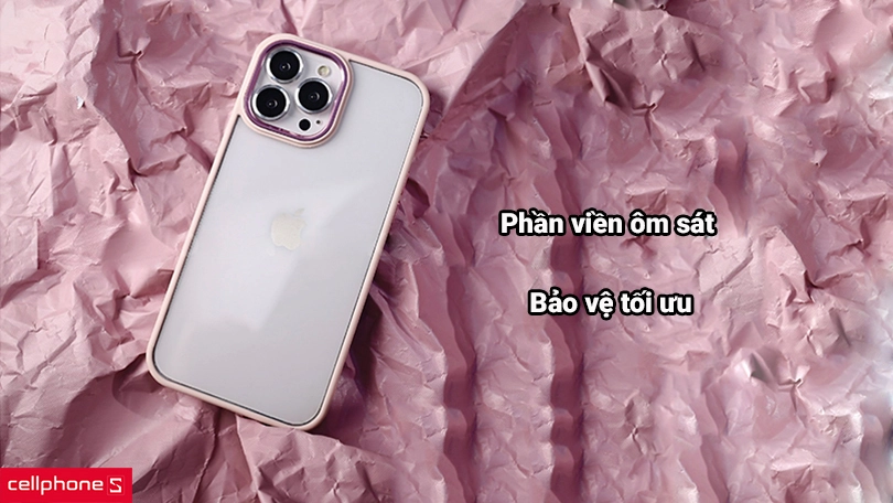 Đánh giá thiết kế ốp lưng iPhone 13 Pro Filada viền màu