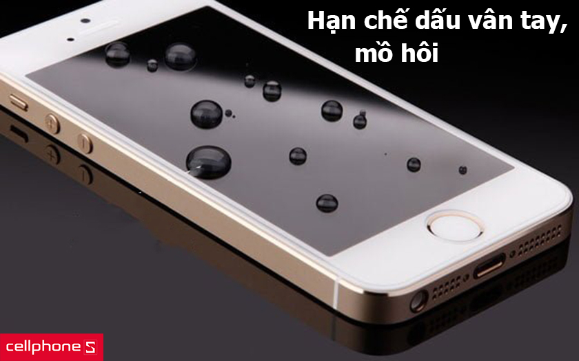 hạn chế dấu vân tay, mồ hôi