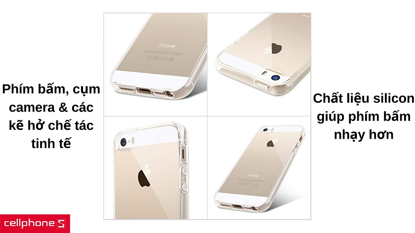 Cấu tạo tinh tế & hoàn hảo trên các vị trí phím bấm và cụm camera