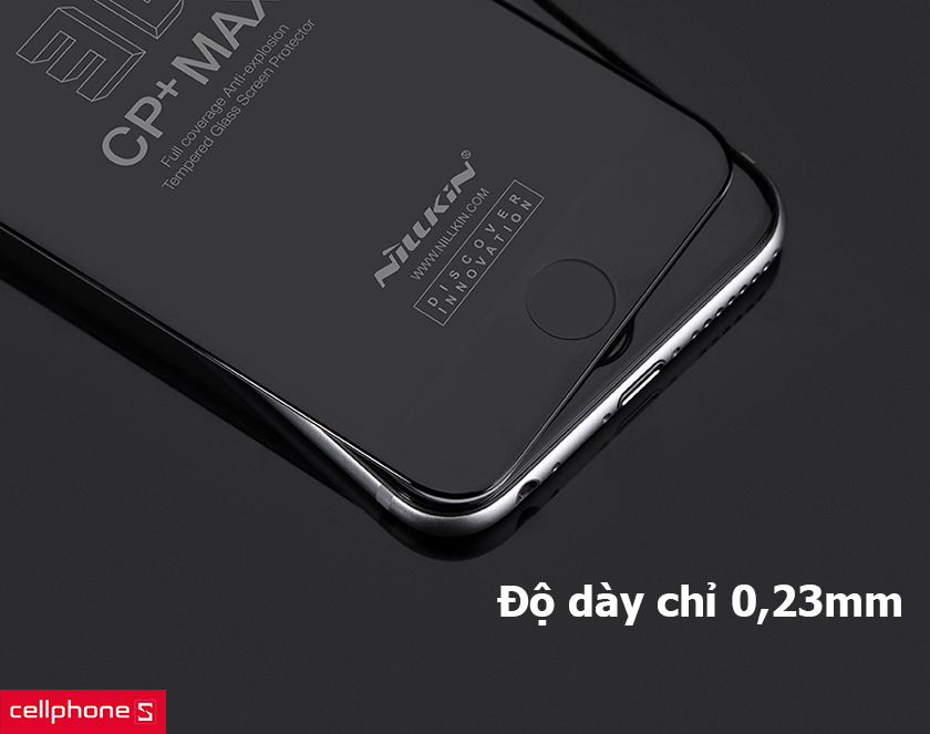 độ dày chỉ 0,23mm