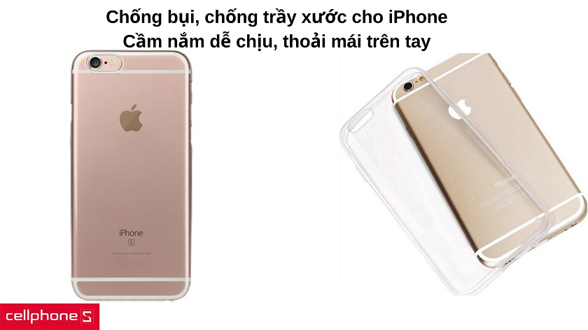 Chất liệu cao cấp giúp chặn bụi bặm, kháng trầy xước cho iPhone