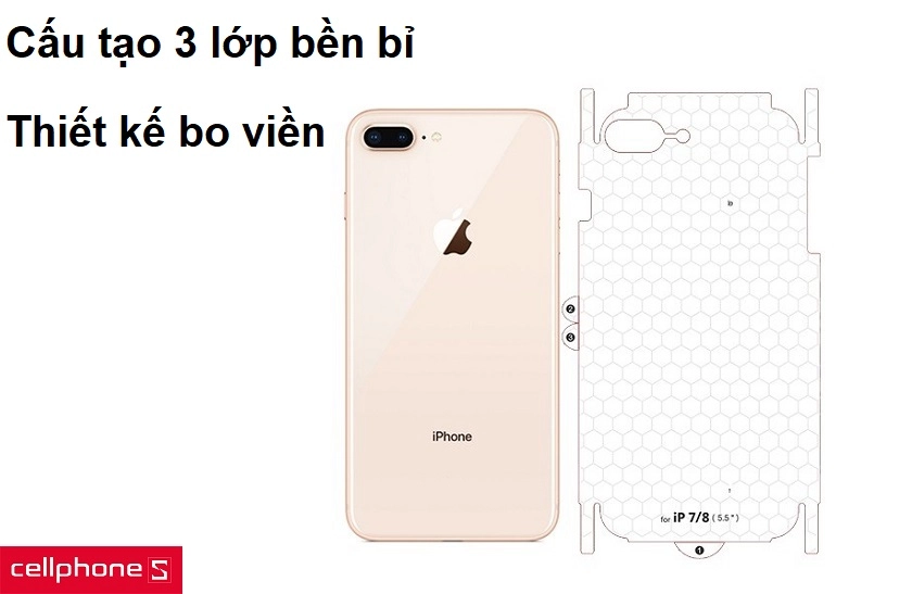 Cấu tạo 3 lớp bền bỉ, thiết kế bo viền