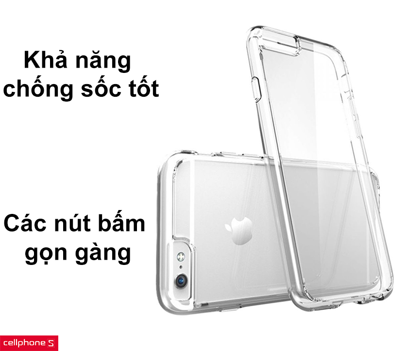 Khả năng chống sốc tốt, các nút bấm gọn gàng