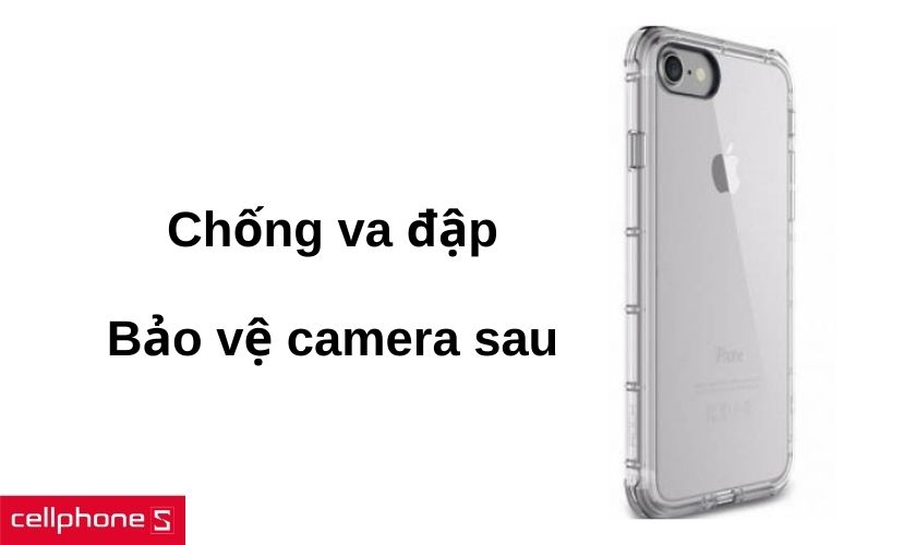 Chống va đập tốt và nâng cao bảo vệ camera sau