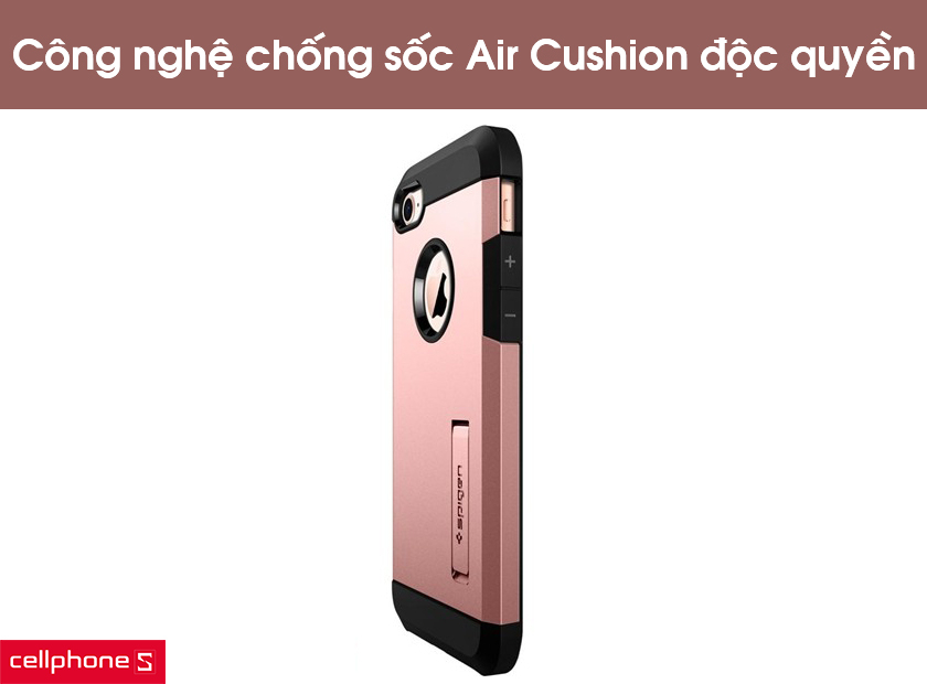 Sở hữu công nghệ chống sốc va đập Air Cushion 