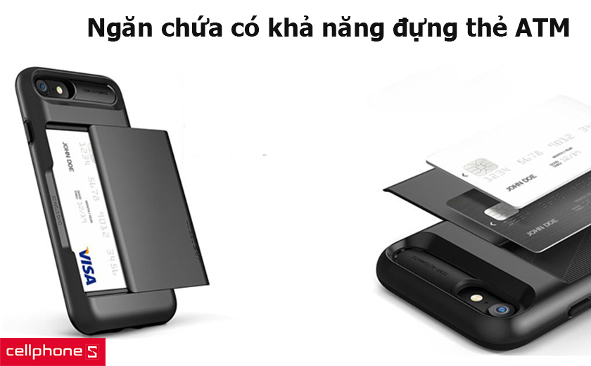 Ngăn chứa có khả năng đựng thẻ ATM