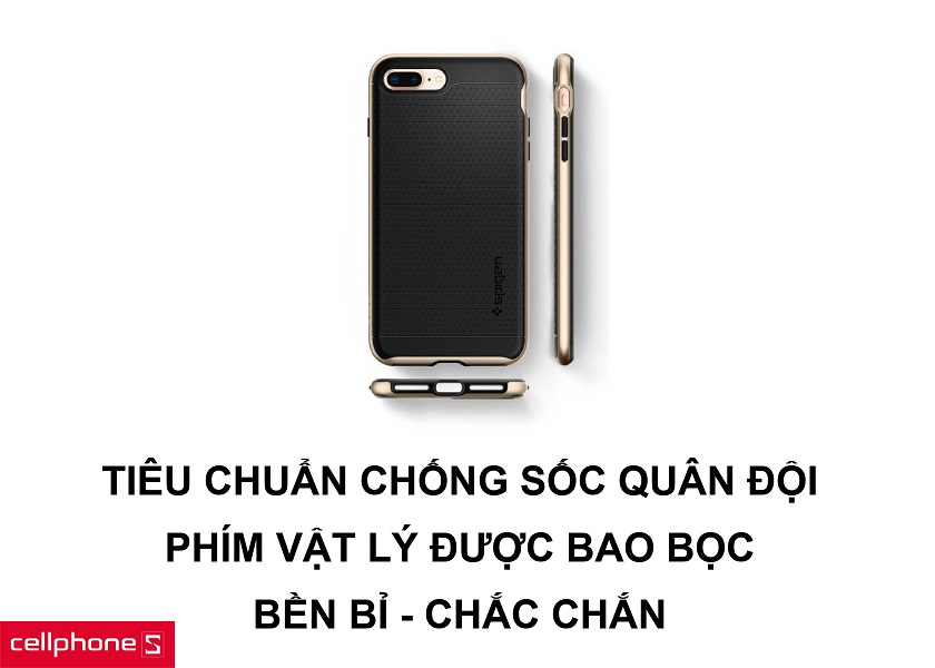Tiêu chuẩn chống sốc quân đội cùng các phím bấm vật lý được bao bọc toàn diện