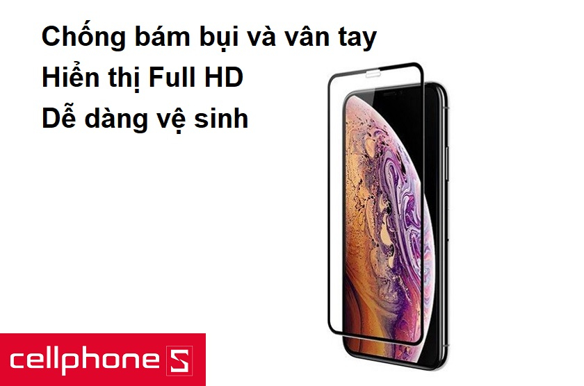 Khả năng hiển thị full HD, chống bám bụi và vân tay