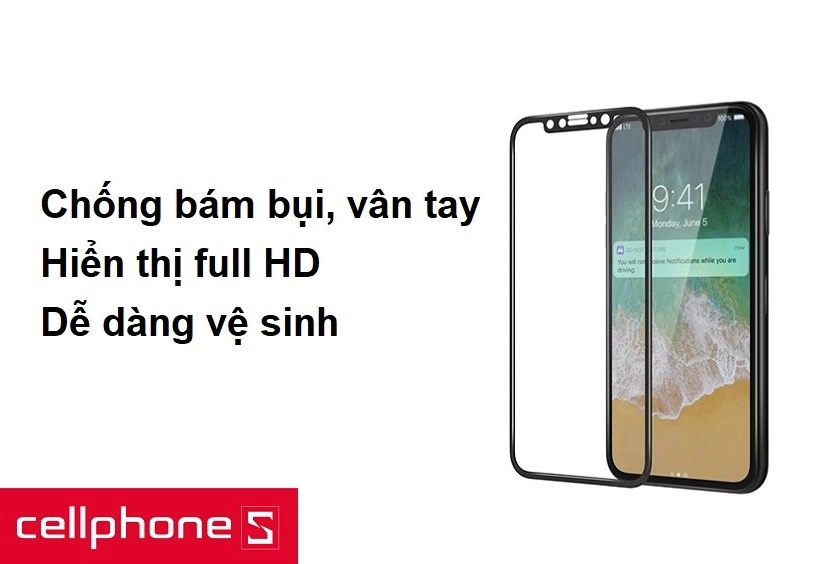 Hiển thị full HD, chống bám bụi, vân tay và dể dàng vệ sinh