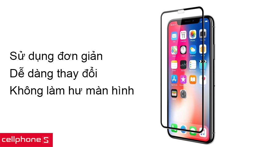 Chất keo full sử dụng đơn giản, dễ dàng thay miếng dán mới