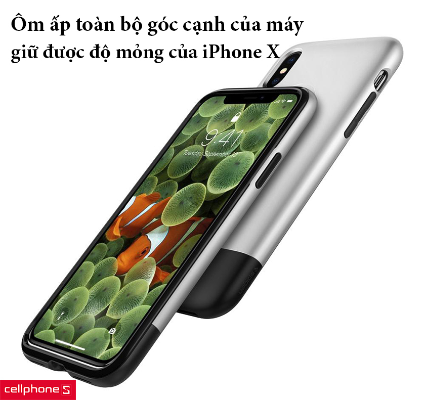 Spigen Classic One Case ôm toàn bộ góc cạnh của máy