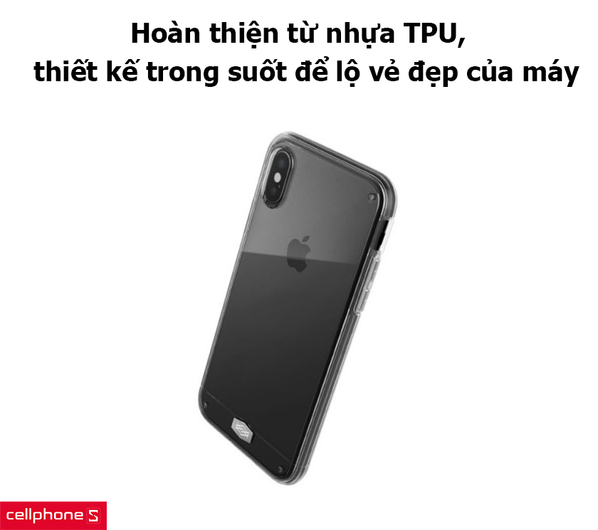 Hoàn thiện từ nhựa TPU chống trầy xước tốt, thiết kế trong suốt