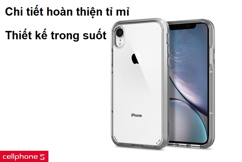 Thiết kế trong suốt, chi tiết hoàn thiện tỉ mỉ