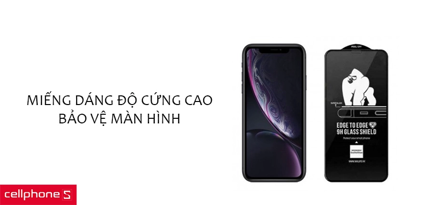 Miếng dán độ cứng cao, bảo vệ màn hình