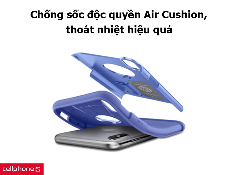 Chống sốc độc quyền Air Cushion, thoát nhiệt hiệu quả