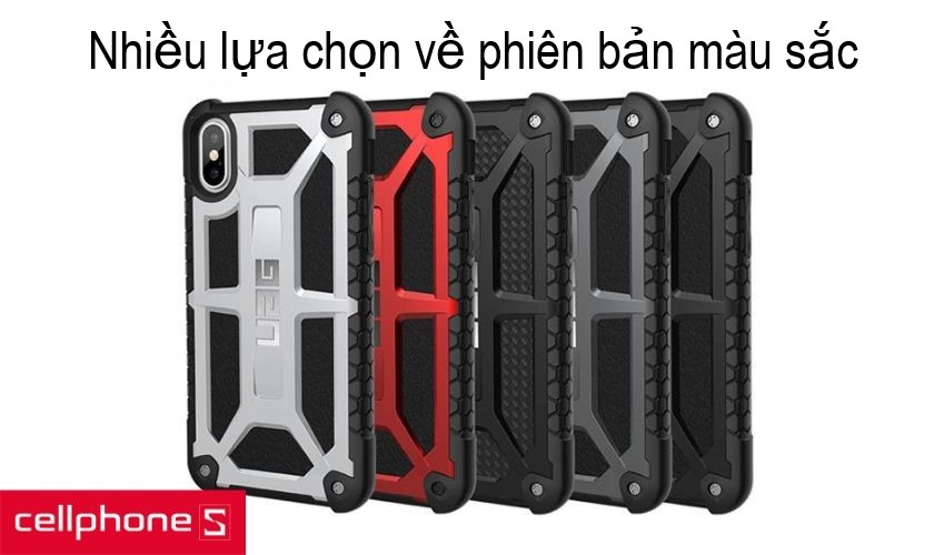 UAG Monarch cũng có rất nhiều sự lựa chọn về màu sắc như màu đỏ, đen, bạc, xám