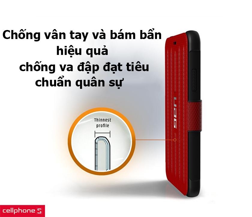 Chống vân tay và bám bẩn rất hiệu quả, chống va đập đạt tiêu chuẩn quân sự