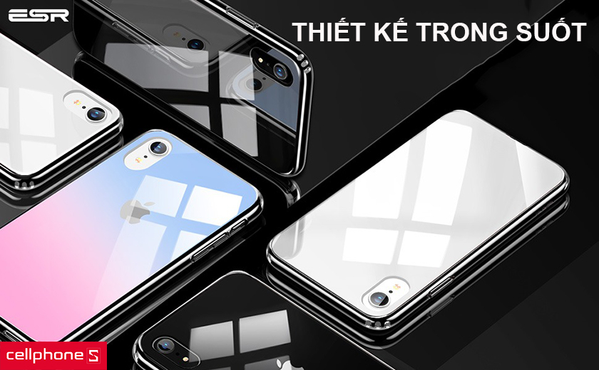 Chất liệu cao cấp, thiết kế trong suốt giữ nguyên vẻ đẹp nguyên bản