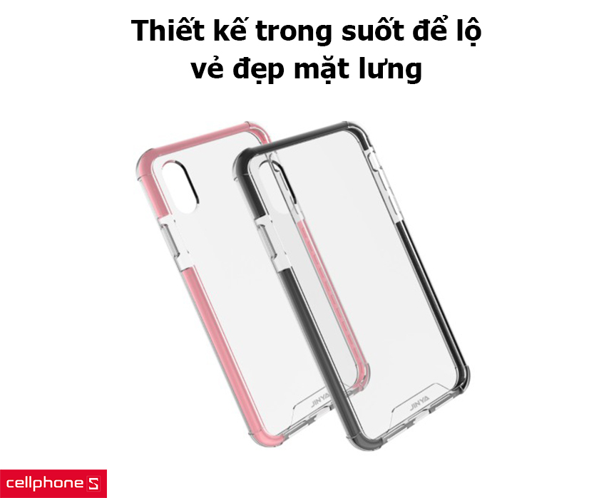 thiết kế trong suốt để lộ mặt lưng