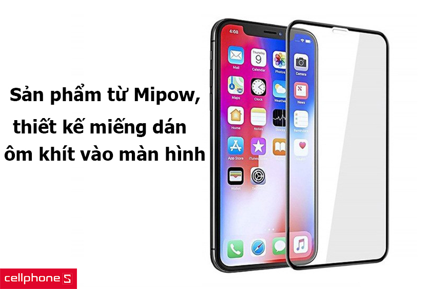 Sản phẩm đến từ Mipow, thiết kế miếng dán ôm khít