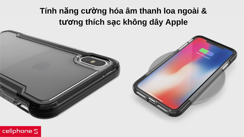 Tính năng cường hóa âm thanh cho loa ngoài, tương thích sạc không dây