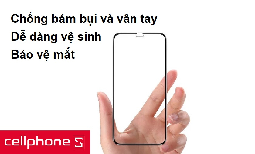 Chống bám bụi và vân tay, dễ dàng vệ sinh