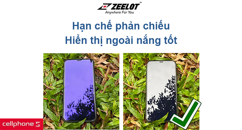 Chống ánh sáng xanh 99.9%