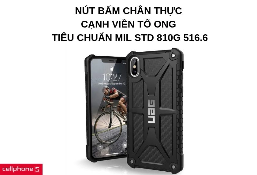 Nút bấm chân thực, cầm nắm chắc chắn với cạnh viền tổ ong
