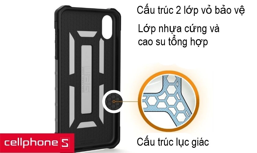 Thiết kế vừa vặn ôm sát với thiết bị cùng với 2 lớp bảo vệ chắc chắn