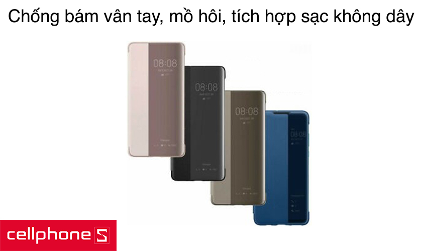 Chống bám vân tay, mồ hôi, tích hợp sạc không dây