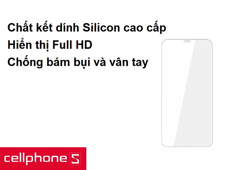 Chất kết dính Silicon cao cấp, hiển thị Full HD