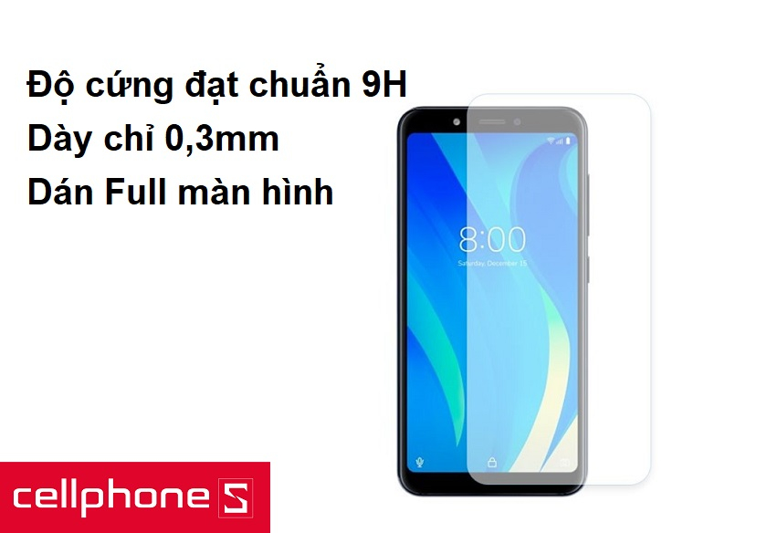 Dày chỉ 0,3mm, độ cứng đạt chuẩn 9H