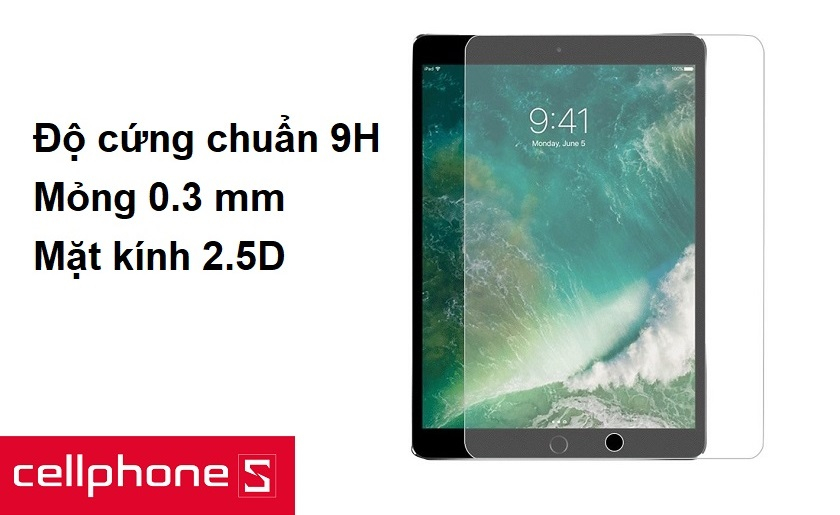 Mỏng 0.3 mm, độ cứng chuẩn 9H