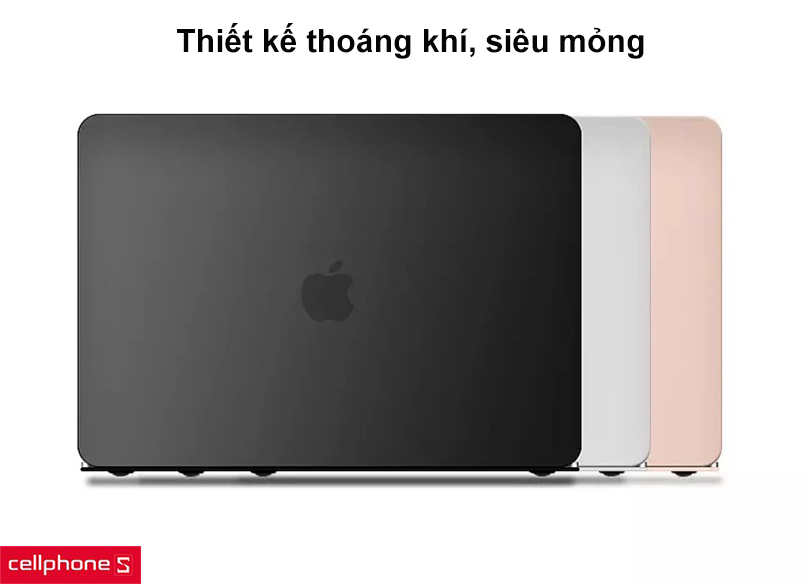 Ốp lưng Wiwu Ishield hard Shell white Frosted Apple Macbook Pro 13