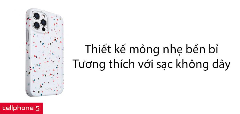 Ốp lưng iPhone 12 / 12 Pro UniQ Coehl Terrazzo