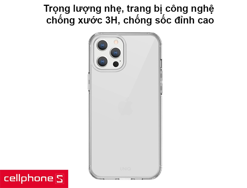 Ốp lưng iPhone 12 Pro Max UniQ Heldro Antimicrobial