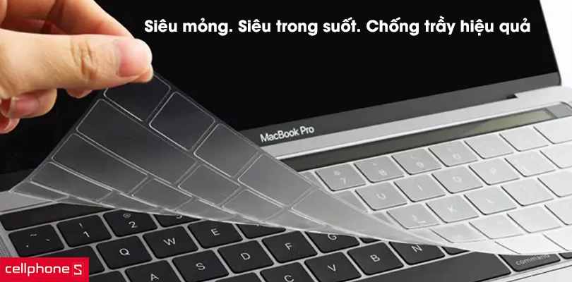 Phủ phím Wiwu TPU Keyboard Protector cho Macbook Pro 2020 13 / 16 inch
