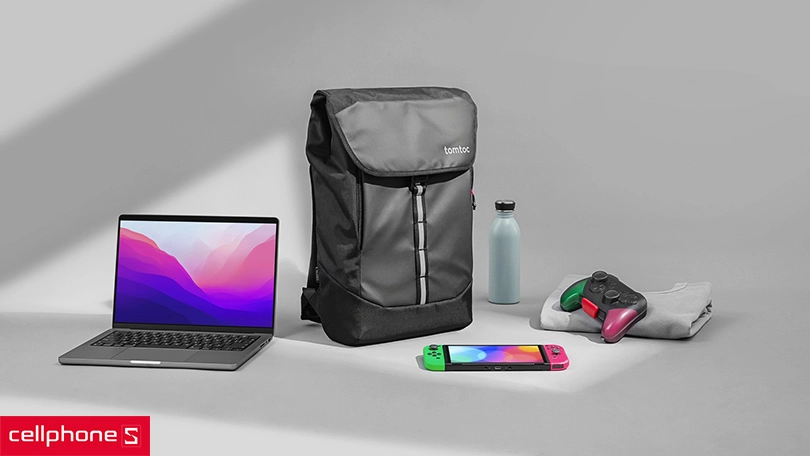 Đánh giá thiết kế Balo laptop Tomtoc Premium Waterproof Casual cho MacBook 15-16 inch