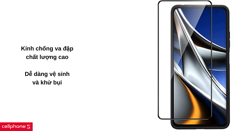 Kính cường lực Xiaomi Poco X4 – Bảo vệ màn hình điện thoại bền bỉ