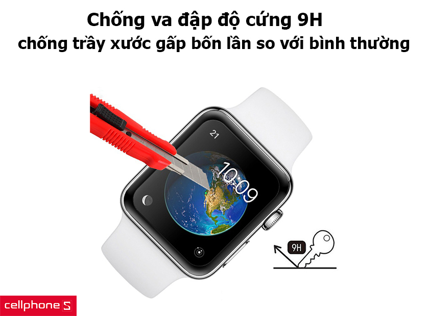 Chống va đập độ cứng 9H