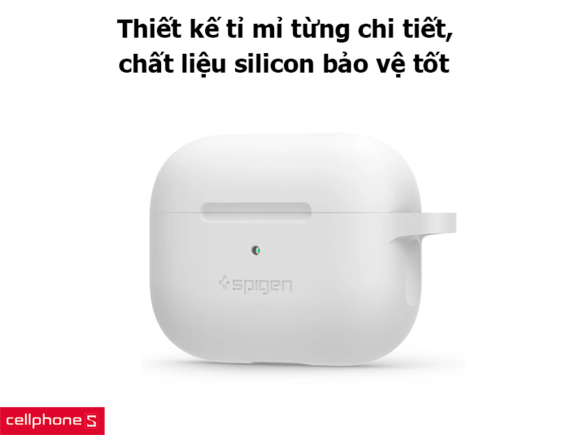 Thiết kế tỉ mỉ từng chi tiết, chất liệu silicon bảo vệ tốt