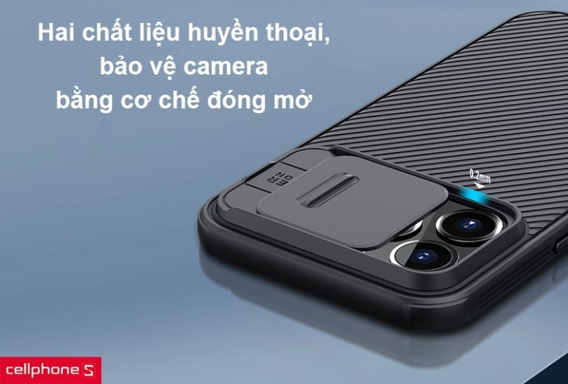 Ốp lưng iPhone 13 Pro Nillkin Camshield Pro