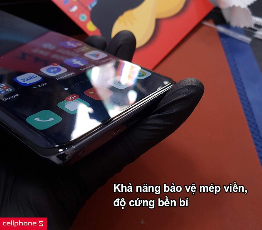 Kính cường lực Oppo Find X3 Pro Zeelot UV Loca