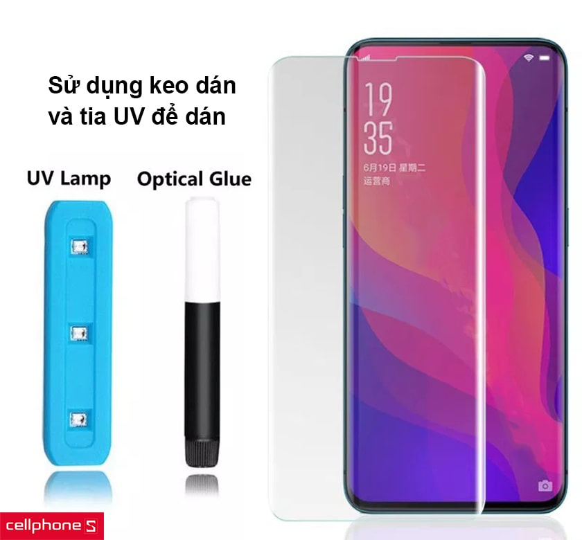 Kính cường lực Oppo Find X3 Pro Zeelot UV Loca