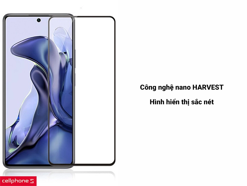 Công nghệ sản xuất nano HARVEST hiện đại giúp màn hình hiển thị sắc nét