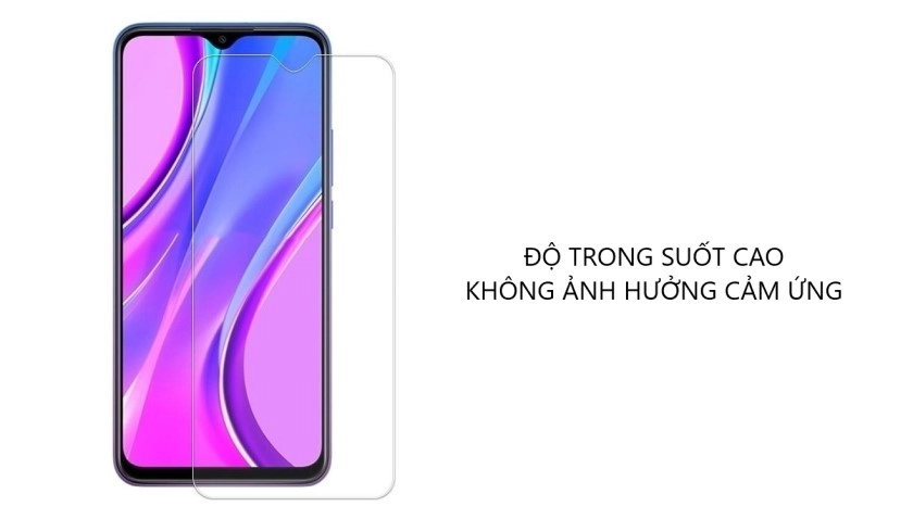 Độ trong suốt cao, thiết kế mỏng nhưng đảm bảo cảm ứng