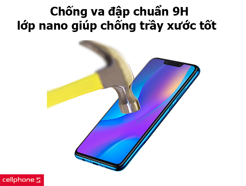 chống va đập chuẩn 9H bảo vệ tối ưu